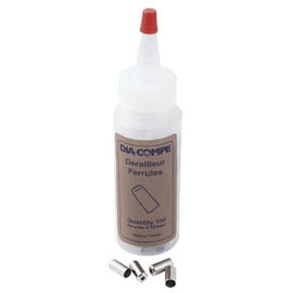 Cane Creek Derail Ferrules 5mm - Chrome 100/Count