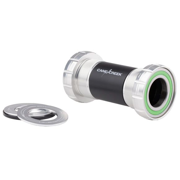 Cane Creek Hellbender 70 Bottom Bracket - English for 24mm Spindle Silver