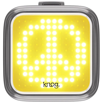 Knog Blinder Light Peace Pattern Front Black