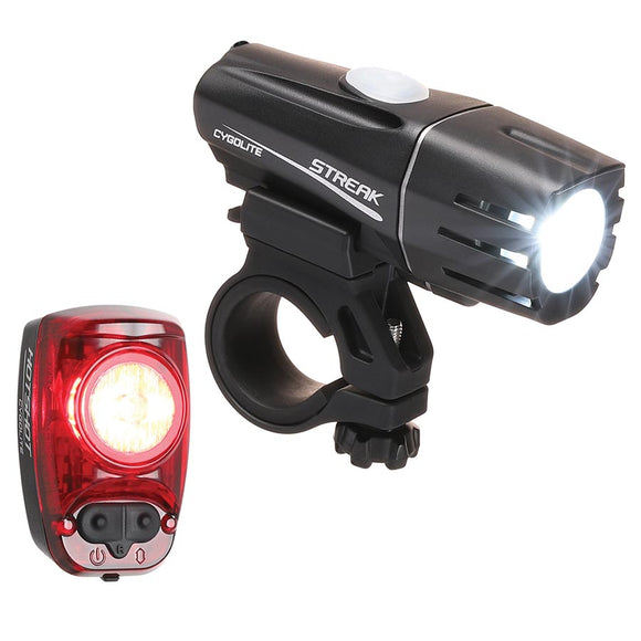 Cygolite Streak 600/Hotshot120 Headlight/Taillight Set