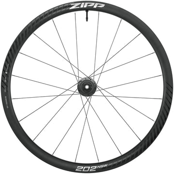 Zipp 202 NSW Rear Wheel - 700 12 x 142mm Center-Lock Tubeless Carbon HG 10/11 BLK/Dark Gray 20H A1