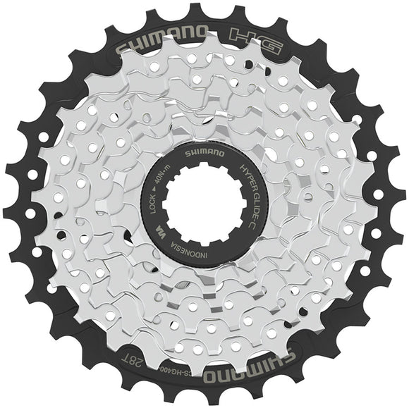 Shimano CS-HG400-7 Cassette - 7-Speed 11-28t Silver