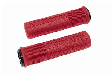 Fractal Lock-On Trail Grip - 34.5mm / Dark Red