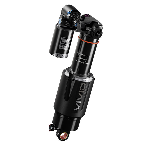 RockShox Vivid Ultimate RC2T Rear Shock - 185 x 55 mm Linear XL Air 2 Tokens Reb 55 / Comp 34 L/O 45 Trunnion Standard D1