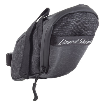 Lizard skins Mega Cache Saddle Bag  Velcro Straps 9x5.1x3.7` 68.5 c.i. Jet Black