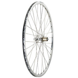 Halo Retro Rear Wheel 32h Polished Silver