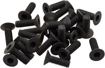 BikeFit Cleat Screws 25-Pack 16mm SPD / MTB Compatible Countersunk 4mm Hex M5 X 0.8
