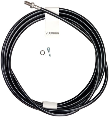 Magura Hydraulic Brake Hose - 2500mm Straight Line Fitting Black