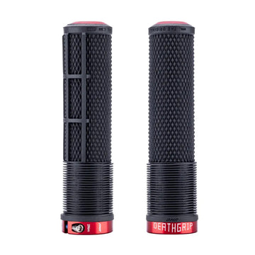 DMR DeathGrip 2 Race Edition Grips - Thick Lock-On Black Flangeless