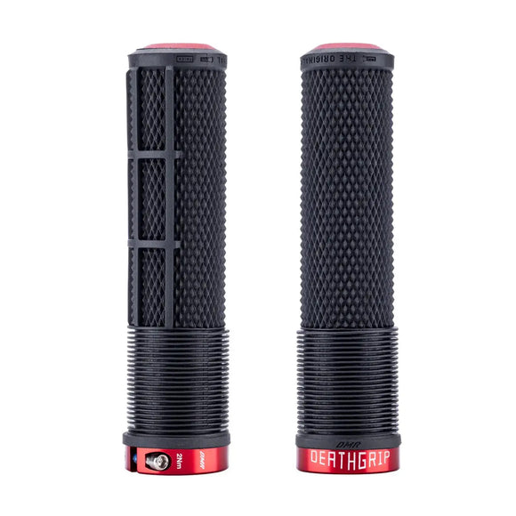 DMR DeathGrip 2 Race Edition Grips - Thin Lock-On Black Flangeless