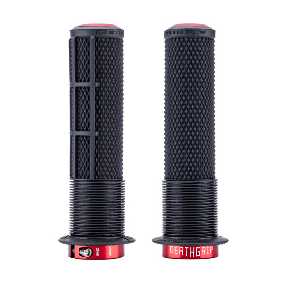 DMR DeathGrip 2 Race Edition Grips - Thin Lock-On Black Flanged