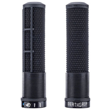 DMR DeathGrip 2 Flangeless Grips - Thin Lock-On Black
