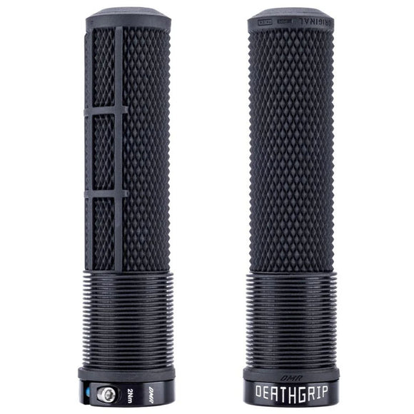 DMR DeathGrip 2 Flangeless Grips - Thin Lock-On Black