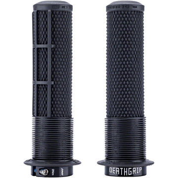 DMR DeathGrip 2 Flanged Grips - Thick Lock-On Black