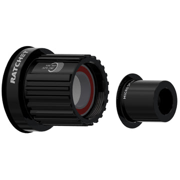 DT Swiss Ratchet LN Freehub Body - Shimano Micro Spline Standard Aluminum Sealed Bearing Kit w/ End Cap 12 x 142/148 mm