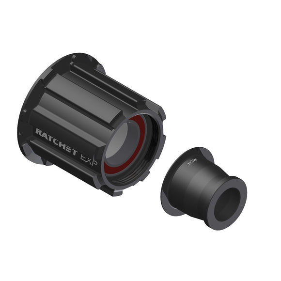 DT Swiss Ratchet EXP Freehub Body - Campagnolo N3W Standard Aluminum Sealed Bearing Kit w/ End Cap 12 x 142 mm
