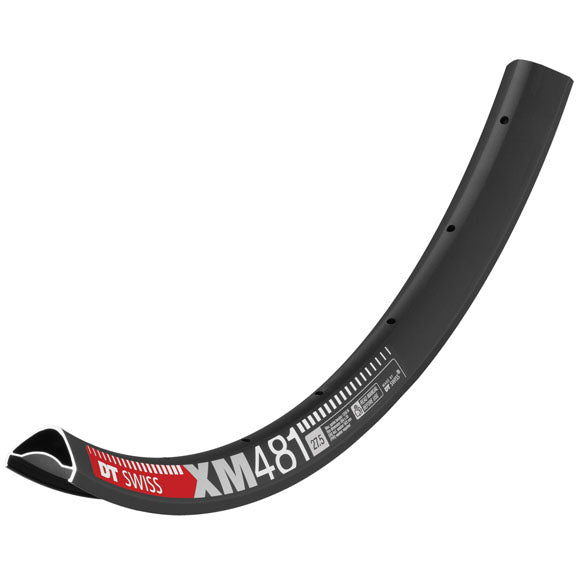 DT Swiss XM 481 Rim - 27.5" Disc Black 32H