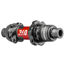 DT Swiss 240 EXP Rear Hub - 12 x 142mm Center-Lock XDR BLK/Red 24H 36pt Straight Pull