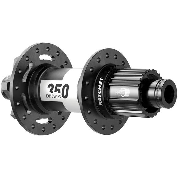 DT Swiss 350 Rear Hub - 12 x 157mm 6-Bolt Micro Spline Black 32H 36pt