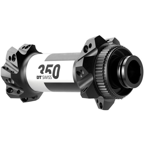 DT Swiss 350 Front Hub - 15 x 110mm Center-Lock Black 28H Straight Pull