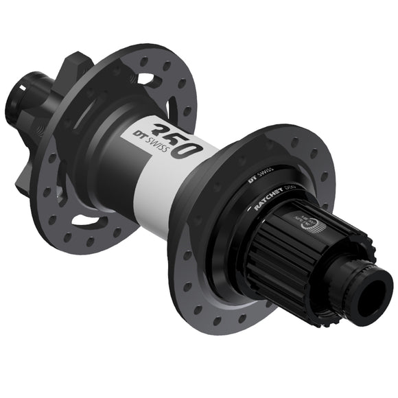 DT Swiss 350 DEG Rear Hub - 12 x 148mm 6-Bolt Micro Spline Black 32H 72pt