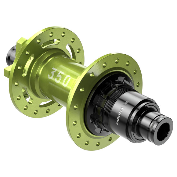 DT Swiss 350 DEG Rear Hub - 12 x 148mm 6-Bolt XD Limited Edition Green 32H 72pt
