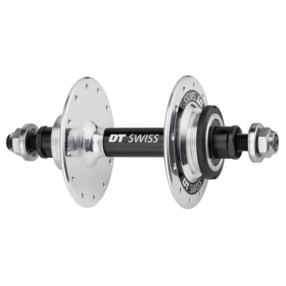 DT Swiss 370 Track Rear Hub - 10 x 1 Threaded x 120mm Rim Brake Threaded Polished 24H