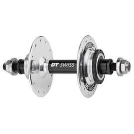 DT Swiss 370 Track Rear Hub - 10 x 1 Threaded x 120mm Rim Brake Threaded Polished 24H