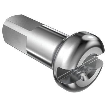 DT Swiss Standard Spoke Nipples - Aluminum 2.0 x 12mm Silver Box of 100