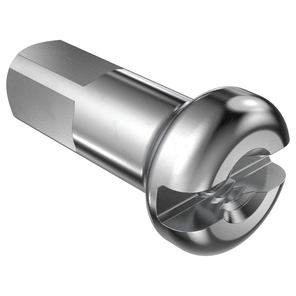 DT Swiss Standard Spoke Nipples - Brass 2.0 x 12mm Silver Box of 100