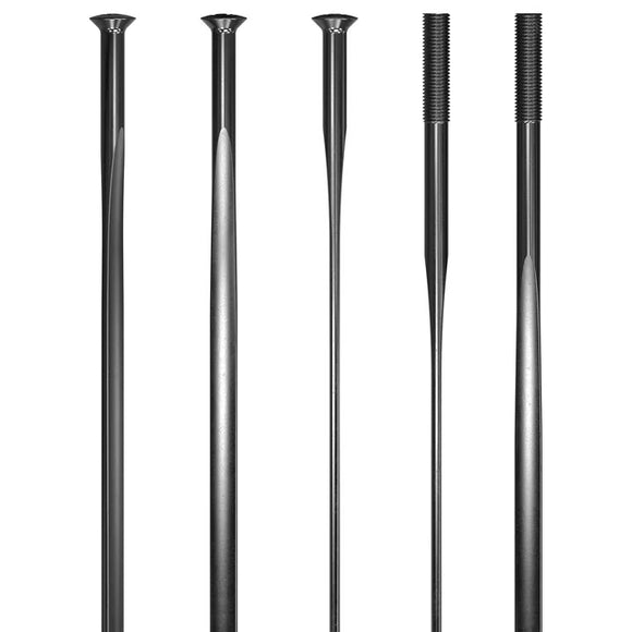 DT Swiss Aerolite Bladed Spoke SP Black 302mm 20/Count  