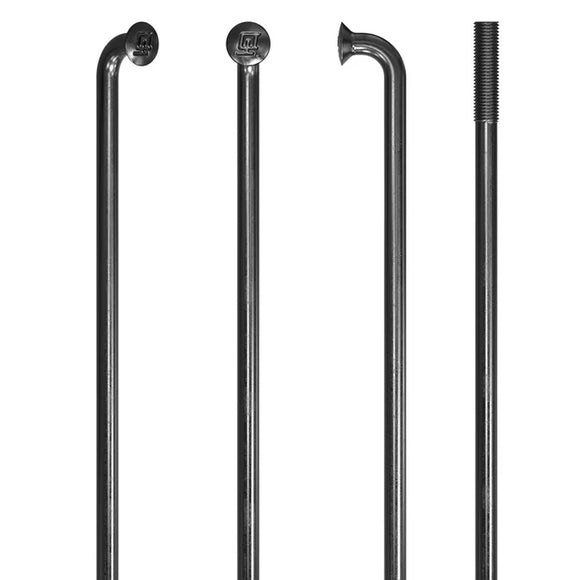 DT Swiss Champion Spoke: 2.0mm 266mm J-bend Black Box of 100