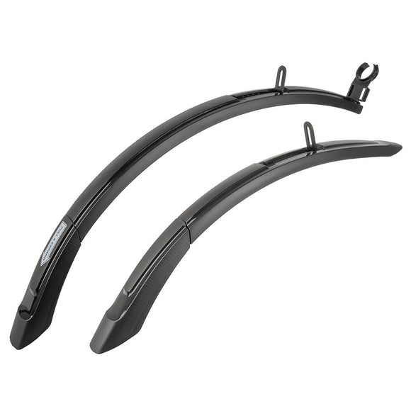 M-Wave Mud Max F+R ADJ S Fender 20''-24'' 55mm Black