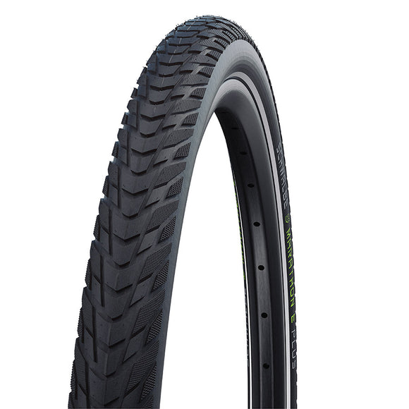 Schwalbe Marathon E-Plus Hybrid Tire Wire Clincher Addix E TwinSkin 67TPI Black Reflective