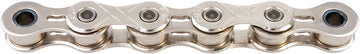 KMC e101 eBike Chain - Single Speed 1/2" x 1/8" 112 Links Silver