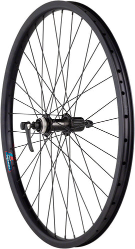 Quality Wheels Value HD Series Disc Rear Wheel - 26" QR x 135mm Center-Lock HG 10 BLK 32H