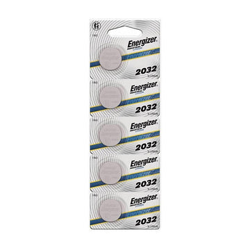 Energizer CR2032 Lithium Battery: Card of 5