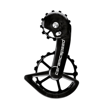 CeramicSpeed OSPW X Pulley Wheel System Shimano GRX RX820 2x12 - Aluminum Pulley Carbon Cage BLK