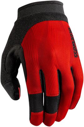 Bluegrass React Gloves - Red Full Finger X-Large