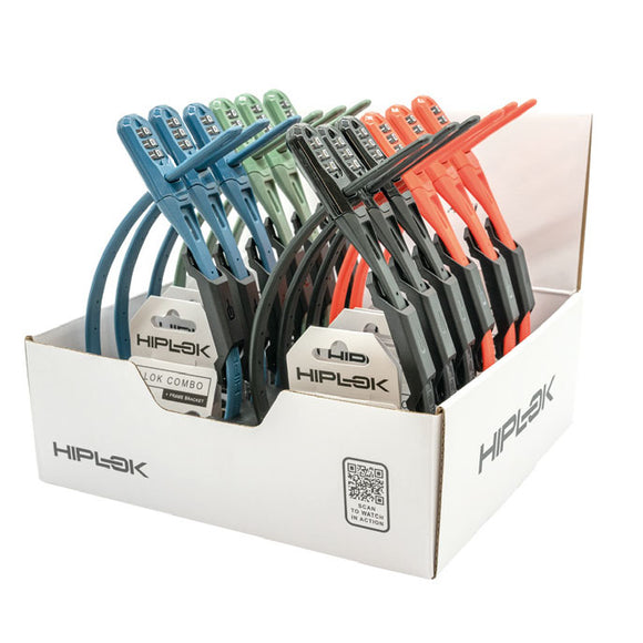 Hiplok Z Lok V2 12 Count Zip Combo Lock Multi-Color