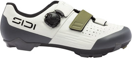 SIDI Silvis XC Clipless Shoes - Mens Ice White/Olive Green 47