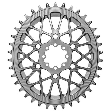 absoluteBLACK Oval Chainring SRAM AXS Gravel 38T - Titanium