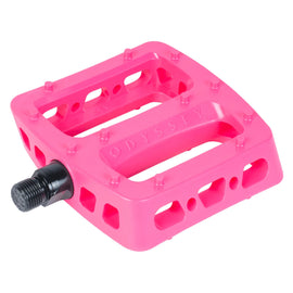 Odyssey Twisted Pro PC Pedals - Platform Composite/Plastic 9/16" Hot Pink