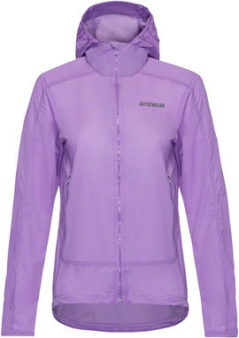Gorewear Fernflow Hooded Windbreaker - Purple Women's Small