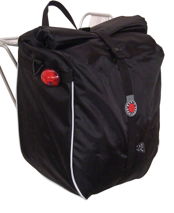 Banjo Brothers Waterproof Pannier: Black Each