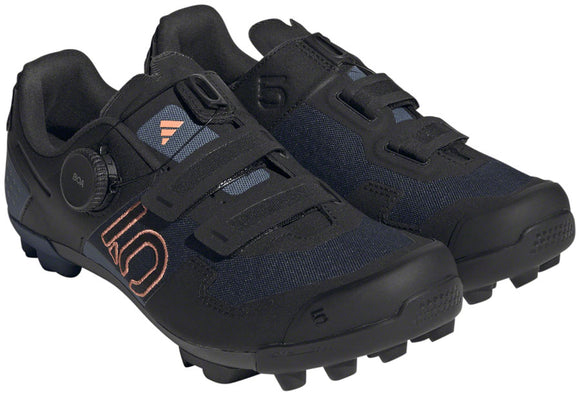 Five Ten Kestrel BOA Mountain Clipless Shoes - Women's Legend Ink/Core BLK/Coral Fusion 6