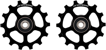 CeramicSpeed Pulley Wheels Shimano XT/XTR 12-Speed - 14 Tooth Alloy BLK