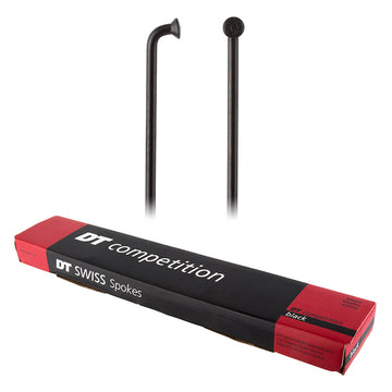 DT Swiss Competition Spoke: 2.0/1.8/2.0mm 261mm J-bend Black Box of 100
