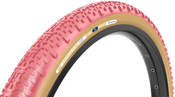Panaracer GravelKing X1 Tire - 700 x 50 Tubeless Folding Sakura/Brown