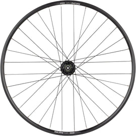 Quality Wheels Value Double Wall Series Disc Rear Wheel - 27.5" QR x 135mm 6-Bolt/Rim HG BLK 32H